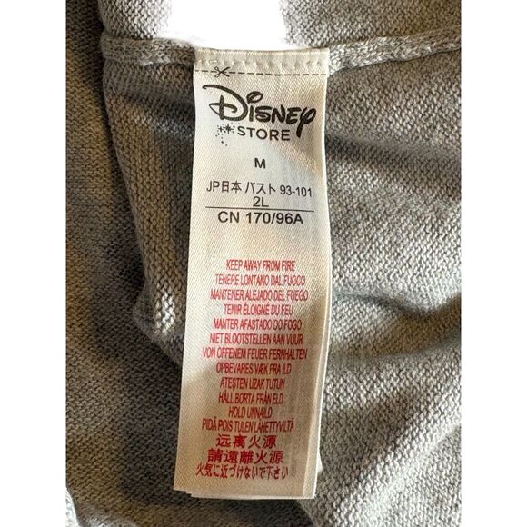 DISNEY STORE Tsum Tsum Minnie Mouse Knit Sweater Gray Graphic Size M GUC - Picture 8 of 8